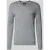 Christian Berg Men Gebreide pullover van wolmix met V-hals