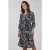 DIDI Longer Tunic Precious, 3/4 Sleeve Black With Secret Dot Prin