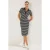 TRENDYOLMİLLA Dames Zwart Gestreept Kort / Mini Kort Casual Bodycon Jurken