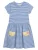Danamade Jurk  blauw / geel