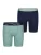 Happy Shorts Heren Boxershorts Met Lange Pijpen Boxer Briefs Palmbladeren Print 2-Pack –