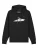 Watapparel Sweatshirt ‘Fly me to the moon’  zwart / wit