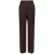 ONLY high waist regular fit flared broek – donkerbruin