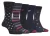 Farah – 5-Pack Mannen Dunne Ademend Klassieke Polka Dot Patroon Zachte Bovenkant Katoenen Dress Sokken – FCS273BLKBER (Polka Dot)
