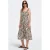 ONLY maxi zomerjurk met smockwerk en print – beige