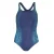 Speedo Dames/Dames Medalist Geometrisch Patroon Eendelig Zwempak (Lagune Blauw)