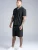 SikSilk Overhemd ‘Towelling’  zwart