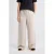 America Today wide leg high waist broek ecru