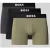 Boss Regular fit boxershort van een mix van katoen en elastaan in een set van 3 stuks