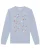 Watapparel Sweatshirt ‘This is Art’  lichtbeige / blauw / lichtblauw / honing / oranje
