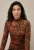 Helena Hart Col Print Paisley 7989 Longsleeves Cognac