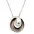 Orphelia Dames 925 Sterling Zilveren Set: Ketting-Hanger + Oorbellen – Zilver SET-5987