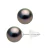 Oorbellen Studs Tahitian Parels Rond 89mm White Gold