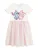 Cool Club Jurk  pastelroze / wit