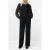 French Connection Canary Pleated Shirt Black Black