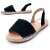 Montevita Vlakke Sandalen Yuttan4 In Zwart