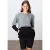 Overmaatse Kleurgebroken Crew Neck Sweatshirt