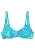 SUNSEEKER Bikinitop  turquoise / lichtblauw / lichtgroen / lila