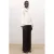 Mango satijnen straight regular waist casual broek bruin