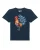 watabout.kids Shirt ‘Grimmiger Gockel’  navy / limoen / jade groen / grenadine