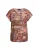 Goldner Blouse  bruin / oranje / rood