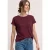 Street One Dames Shirt met korte mouwen en boothals in Rood