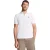 No Excess Polo pique garment dyed white