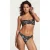 Shiwi Zoe Bikini Set Jaipur Palm Black Black