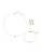 Hey Happiness Sieraden set ‘Heart Squad’  goud