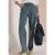 Broek met High Waist en Wide Leg pijpen in een Loose Fit pasvorm