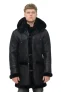 Heren winter schapenvacht capuchon duffelcoat-Helsinki