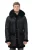 Heren winter schapenvacht capuchon duffelcoat-Helsinki