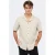 ONLY & SONS relaxed casual seersucker overhemd beige