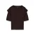 VERO MODA gebreide top – donkerbruin