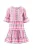 happy girls Jurk  azuur / pink / lichtroze / zwart