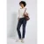 Street One Dames Low Waist Jeans in Blauw
