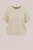 WE Fashion – Dames vest met open structuur – Regular fit – Beige – Biologisch katoen –