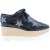 Stella McCartney Elyse Star Platform Veterschoen in Zwart Leer