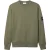 Calvin Klein Heren Badge Crew Neck Sweatshirt (Diep witgroen)