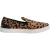 Dolce & Gabbana Bruine Kalfsleren Bont Luipaard Sneakers Schoenen