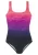 LASCANA Badpak  donkerblauw / lila / pink / neonroze
