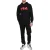 FILA Lagesse Loose Sweat Pants Black-true Red