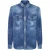 Dsquared2 Relax Dan Worker Pocket Shirt Marineblauw