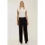 Plissé Rechthoekige Pantalon