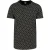 Urban Classics Heren All Over Logo T-Shirt (Zwart)