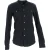 Balmain overhemd met lange mouwen en schouderdetails in zwart katoen