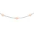 Orphelia ‘Aurelie’ Dames 925 Sterling Zilveren Armband – Zilver/Roze ZA-7385