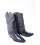 DWRS Label Shetland denim laarzen zwart dames