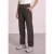 Broek met High Waist en Wide Leg pijpen, met knoopdetail