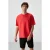 Overmaatse T-shirt met ronde hals en print